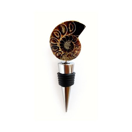 ZEES CREATIONS Ammonite Half-Cut Bottle Stopper GS4001